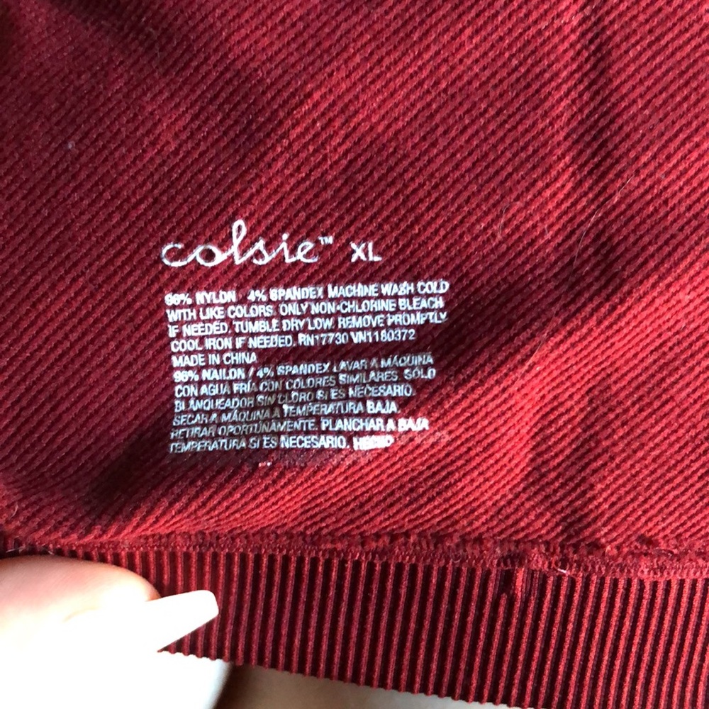 Maroon bralette - Picture 3 of 3